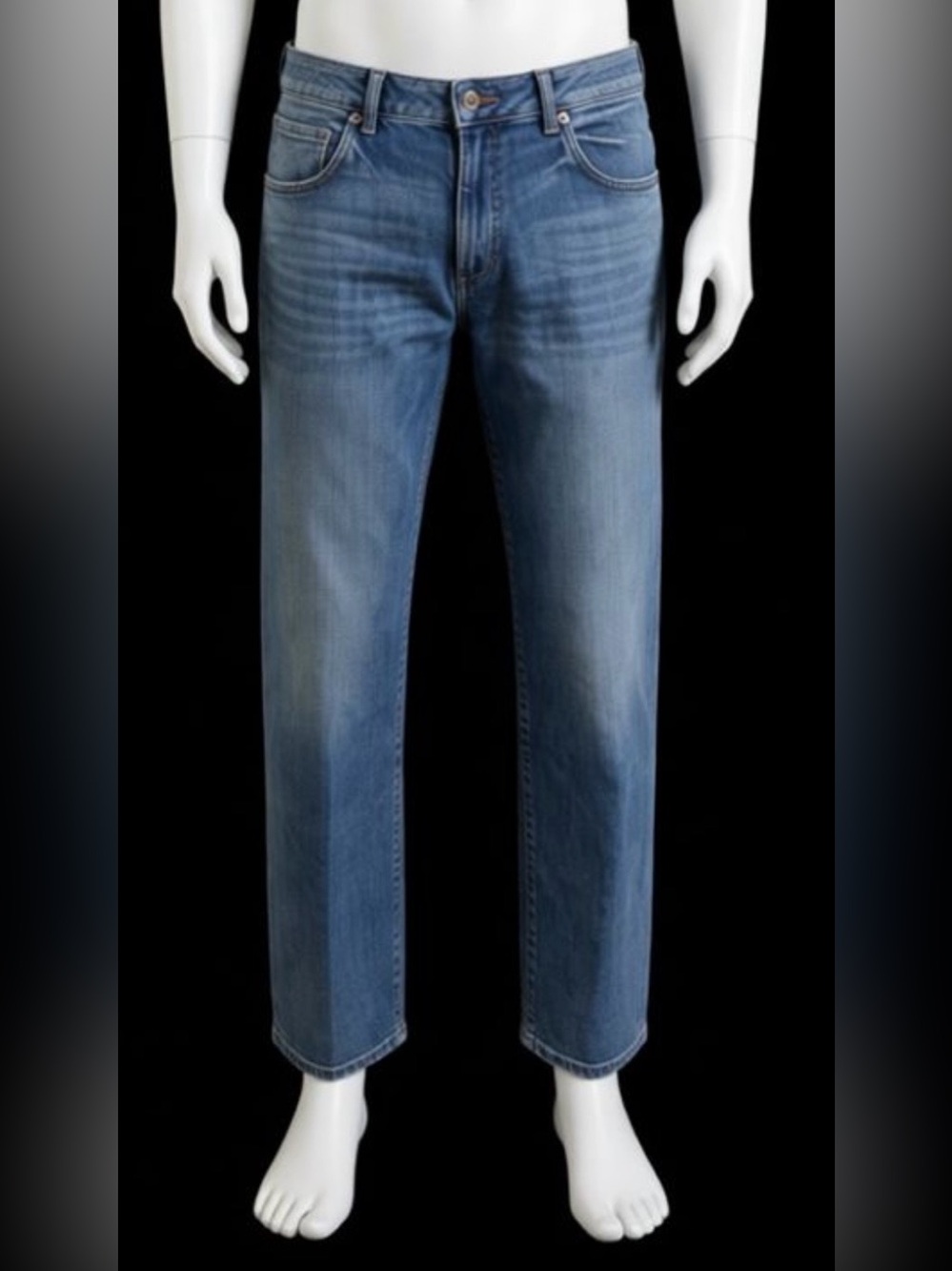 Lee Jeans Men 34x30 L342 Modern Series Straight Fit Straight Leg Denim